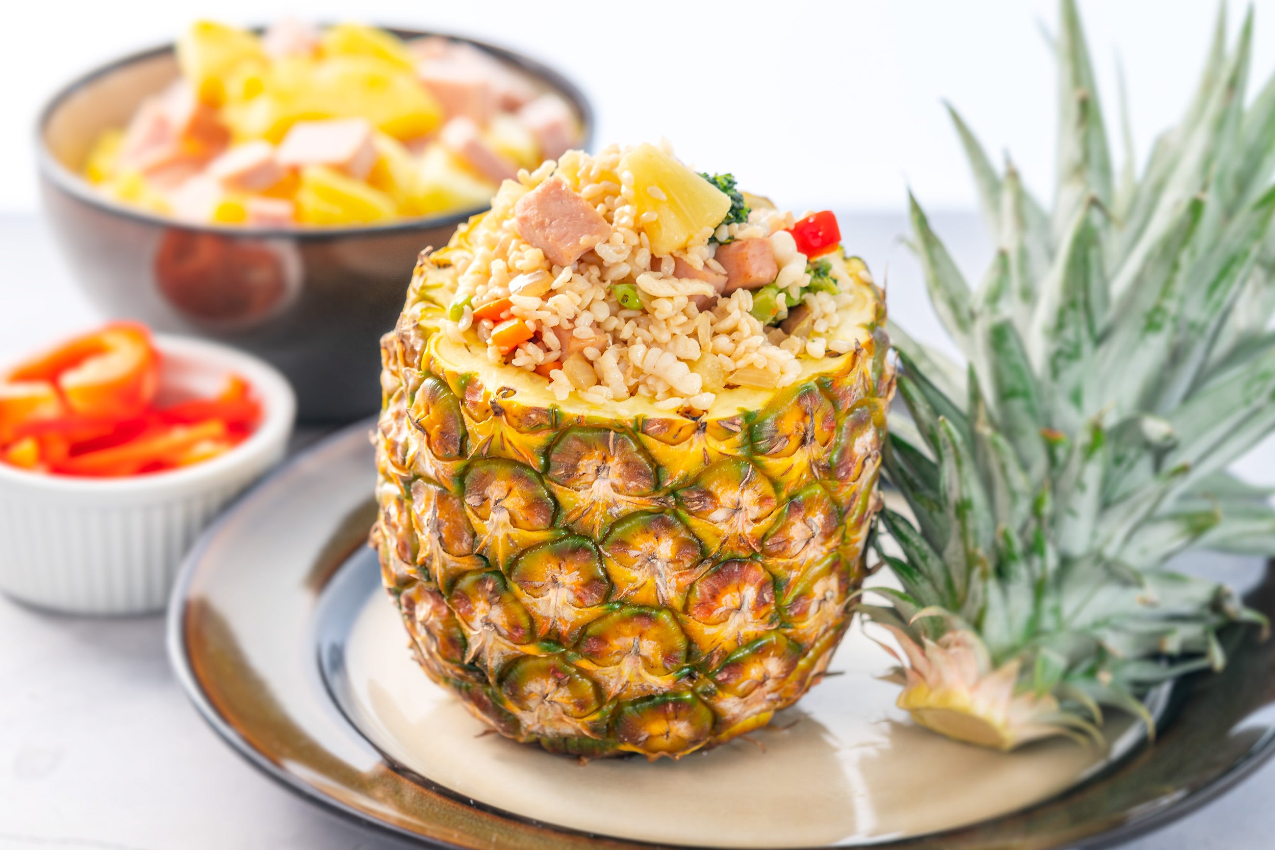 Recipe - Hawaiian Fried Rice with Ham - Well Lean