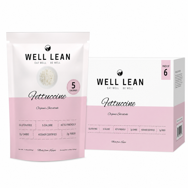 Organic Well Lean Shirataki Konjac Fettuccine - Pack of 6