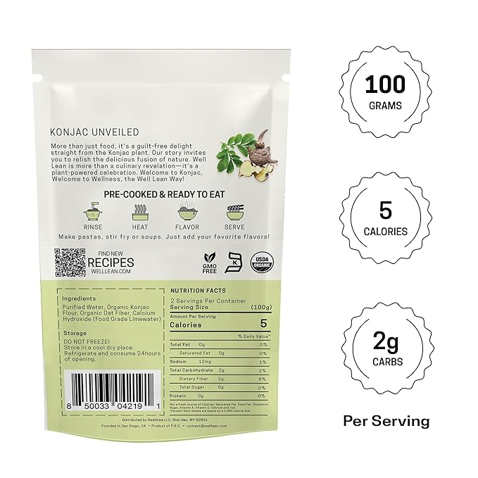 Organic Well Lean Shirataki Konjac Rice