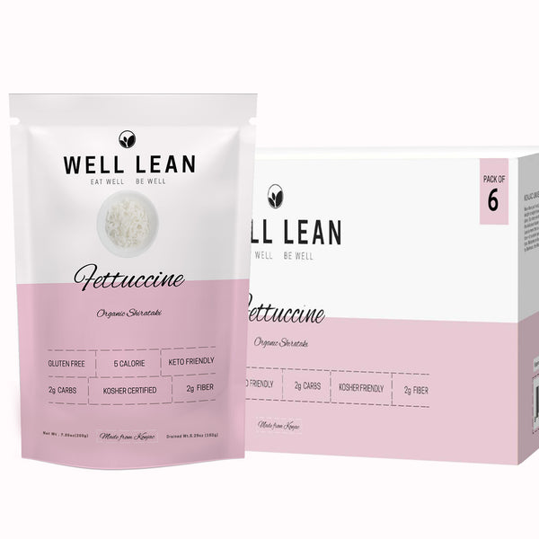 Organic Well Lean Shirataki Konjac Fettuccine - Pack of 6