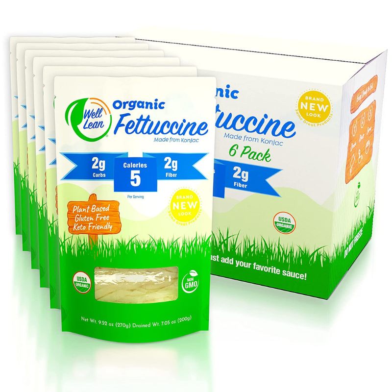 Organic Well Lean Shirataki Konjac Fettuccine