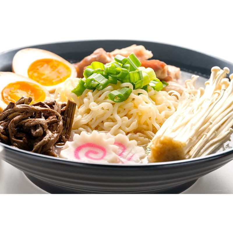Organic Shirataki noodles receipe in a bowl